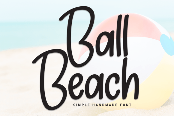 Ball Beach: A Friendly Handwritten Font for Web Design