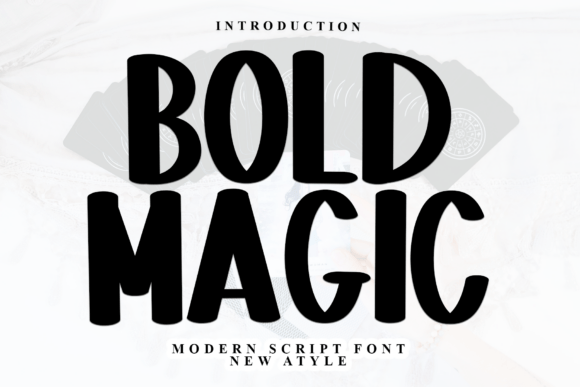 Bold Magic: A Sweet Handwritten Font for Makers