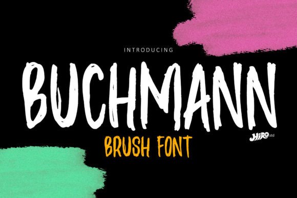Buchmann: A Sweet Brush Handwritten Font for Web Design