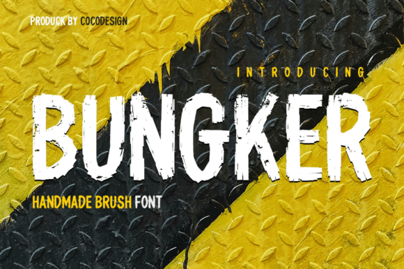 Bungker: The Handmade Brush Font for Bold Campaigns