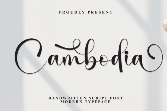 Cambodia: A Charming Handwritten Font for Business