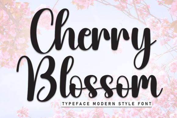 Cherry Bloosom: A Bold Handwritten Font for Editorial Design