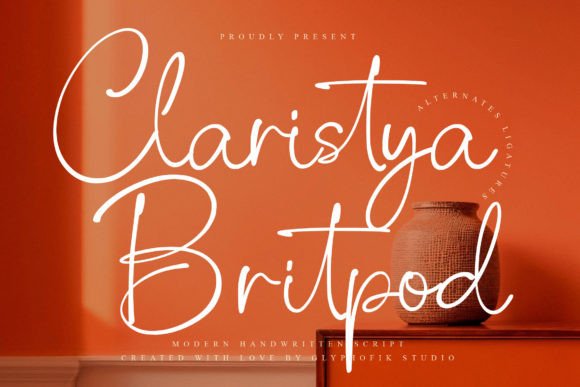 Claristya Britpod: A Modern Handwriting Font Review