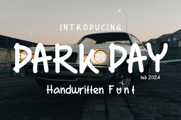 Dark Day: A Sweet Handwritten Font for Crafters