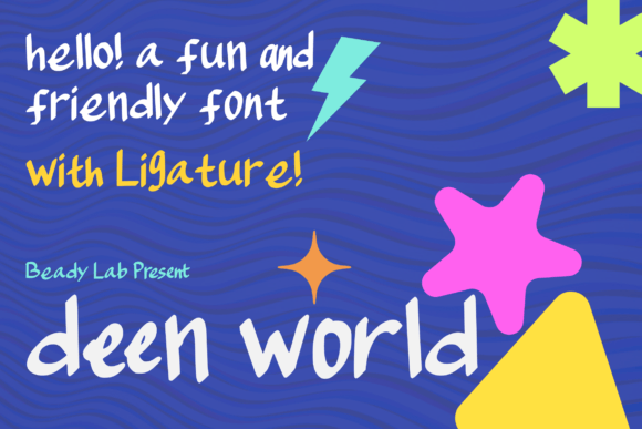 Deen World: A Handwritten Font for Authentic Branding
