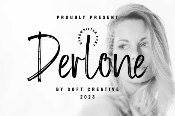 Derlone: A Modern Brush Font for Brand Identity