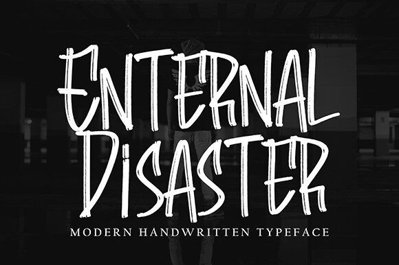 Enternal Disaster: A Sweet Handwritten Font for Editors