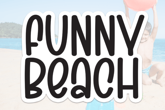 Funny Beach: A Sweet Handwritten Font for Crafters