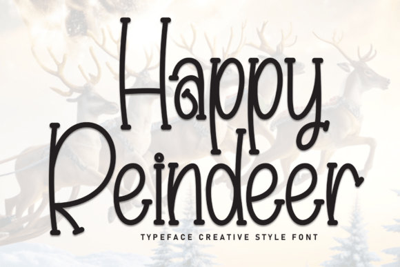 Happy Reindeer: A Sweet Handwritten Font for Branding