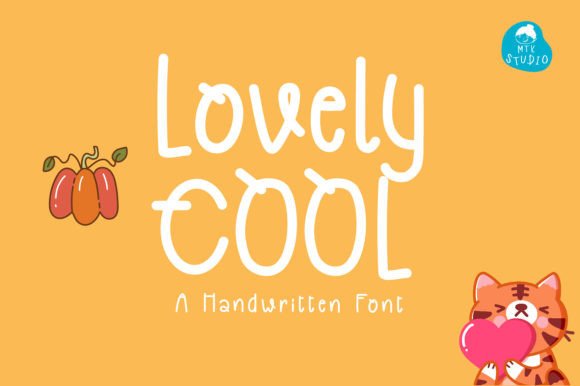 Lovelycool: A Sweet Handwritten Font for Editorial Design