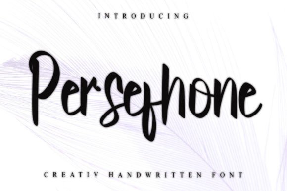 Persefhone: A Sweet Handwritten Font for Crafters