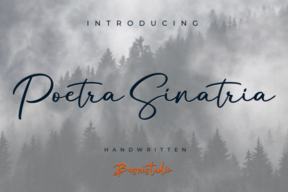 Poetra Sinatria: A Premium Handwritten Font for Editorial Design