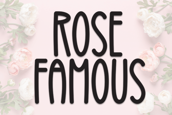 Rose Famous: A Sweet Script Font for Branding