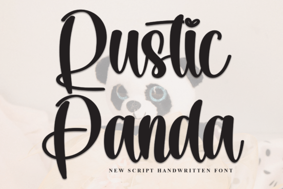 Rustic Panda: A Casual Handwritten Font for Editorial Design