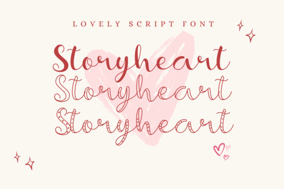 Storyheart: The Cute Script Handwritten Font for Campaigns