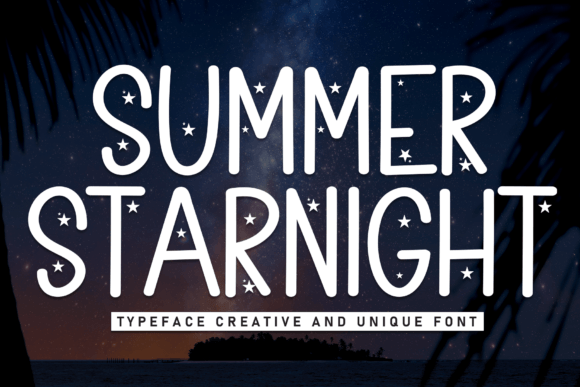 Summer Starnight: A Sweet Handwritten Font for Editorial Design