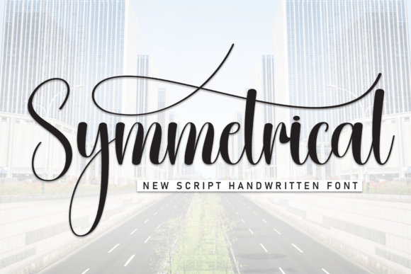 Symmetrical: A Sweet Handwritten Font for Branding