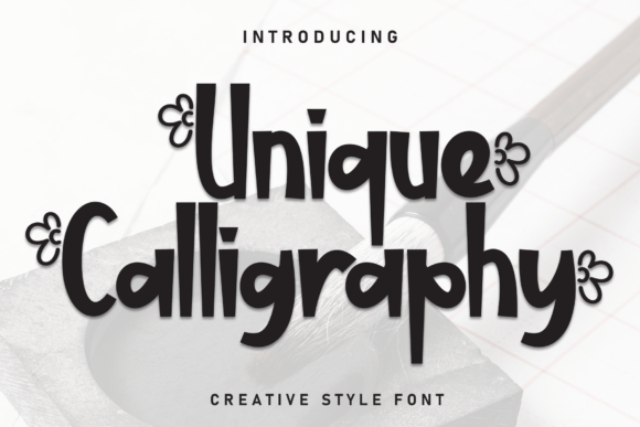 Unique Calligraphy: A Sweet Script for Modern Design